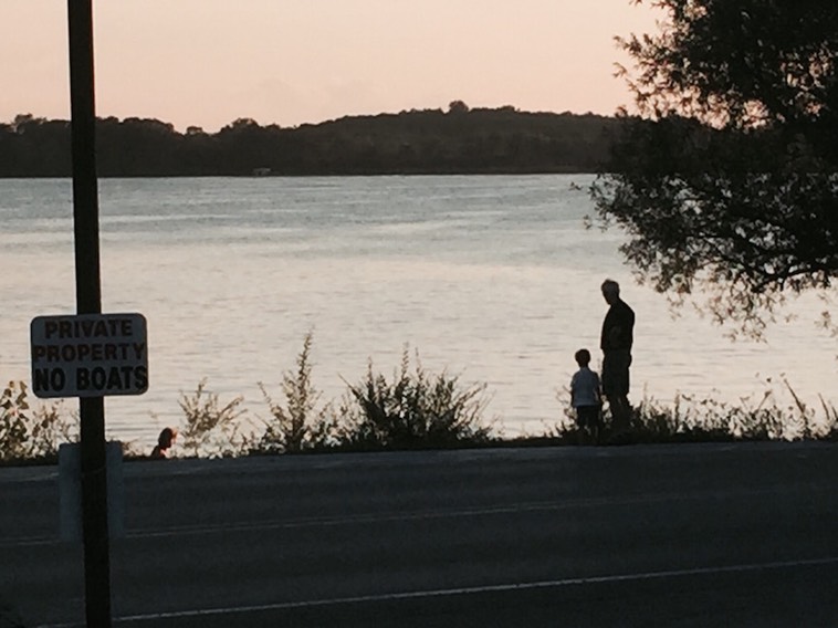 Man and his grandson